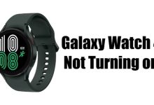 Galaxy Watch 4 Not Turning On