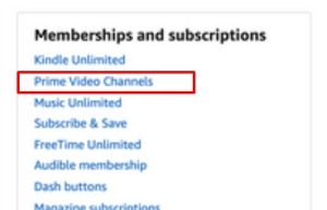 Click Prime Video Channels