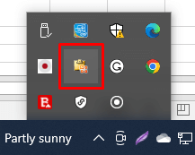 Select Clipboard icon from Chevron icon