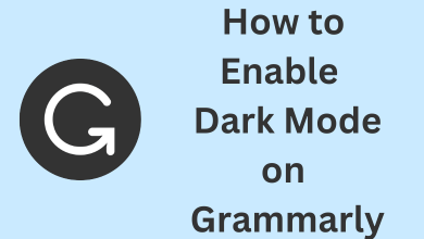 How to Enable Dark Mode on Grammarly