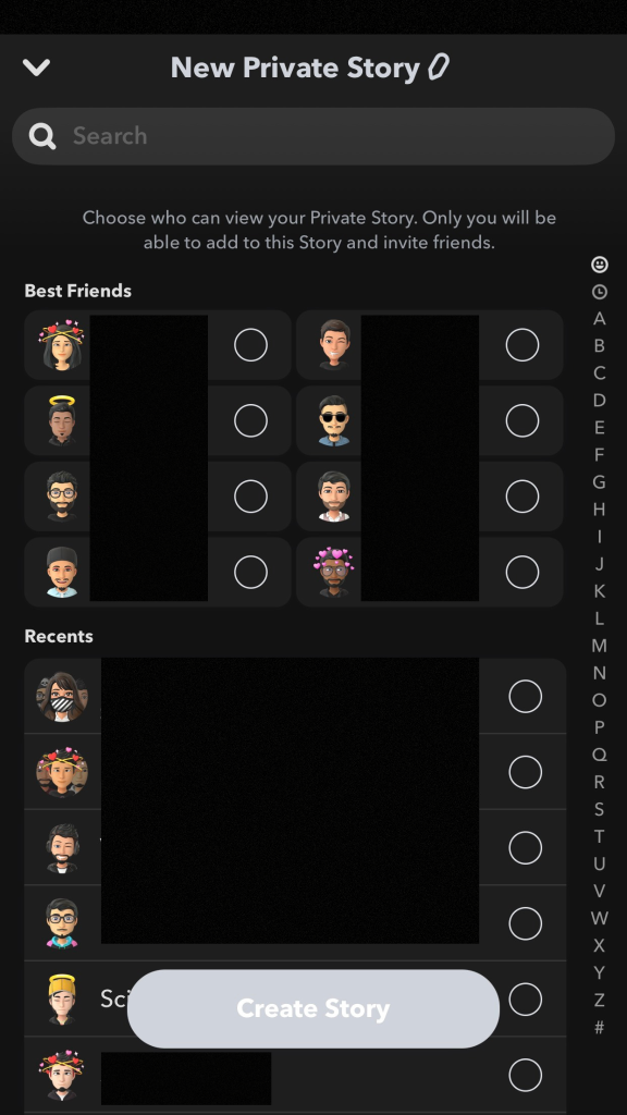 See how many friends you have on Snapchat