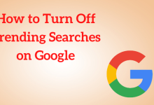 Turn Off Trending Searches on Google