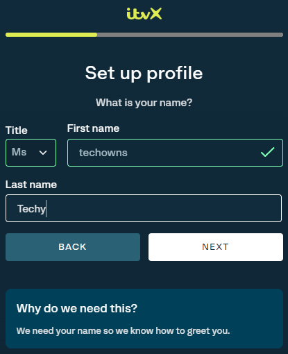 Set up your profile