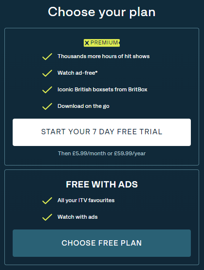 choose any one of the subscription plans