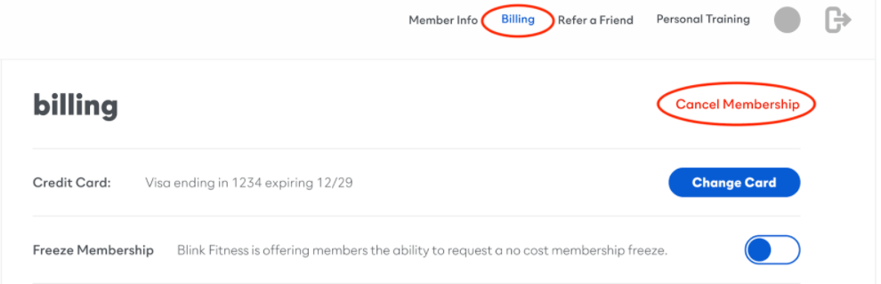 How to cancel Blink Fitness Membership