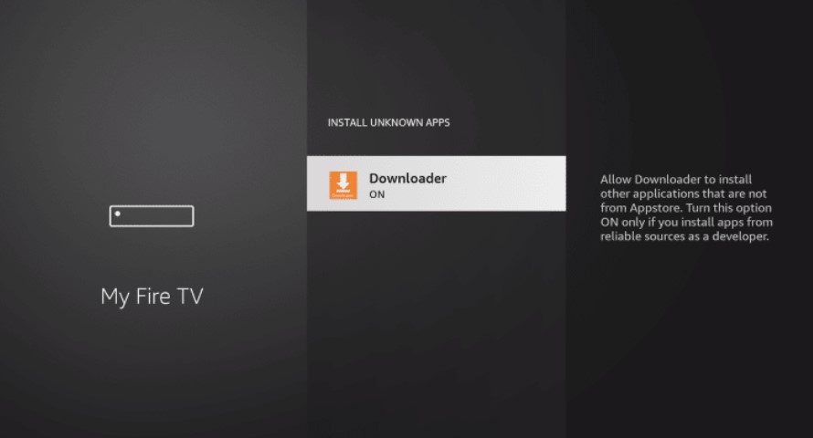 Enabling Downloader on Firestick