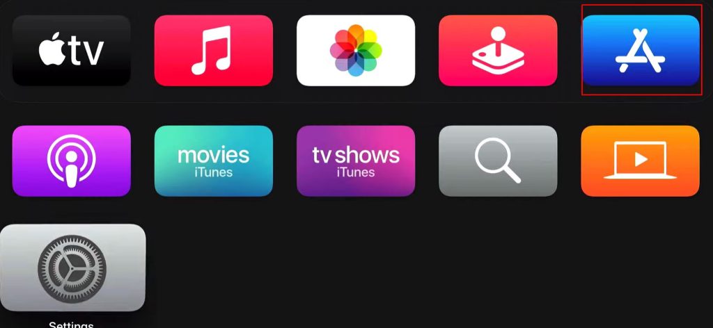 App Store on Apple TV