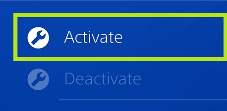 Click on Activate option and select Ok to Unlock Locked Games on PS4.