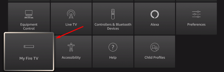 Select My Fire TV
