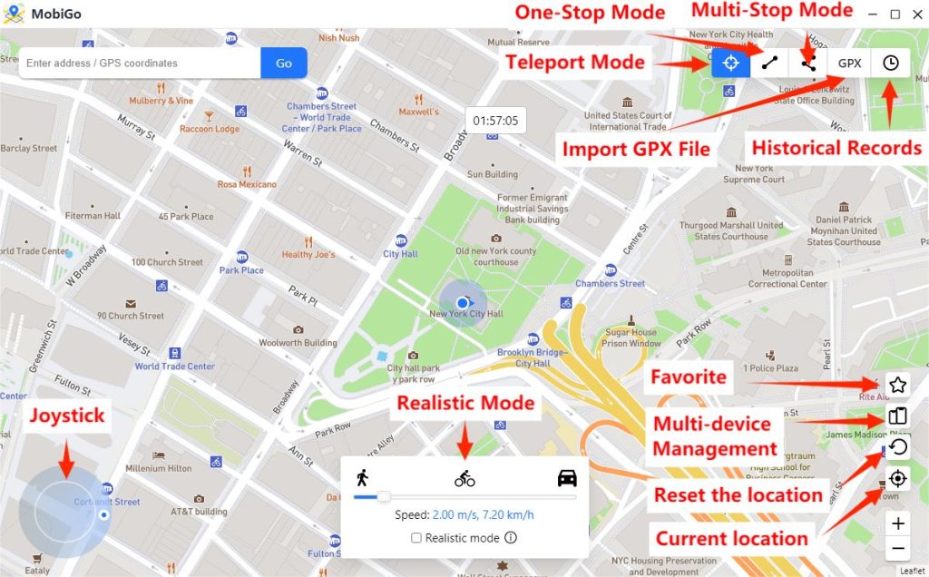 how to change gps location on iphone