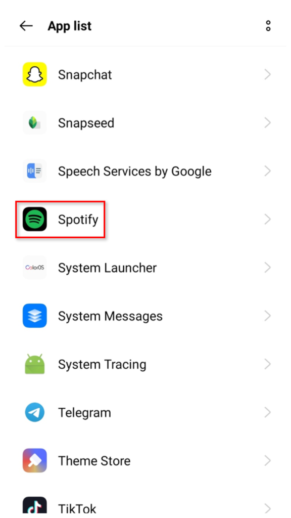 Select Spotify