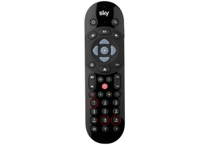 Press 9-8-1 to reset the Sky Q remote