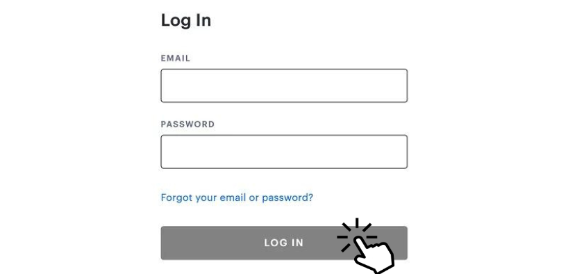 Enter your credentials and click Log In