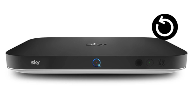 How to reset Sky Q box