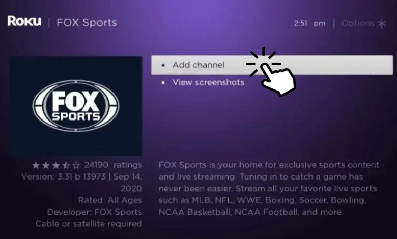 Click Add cahnnel