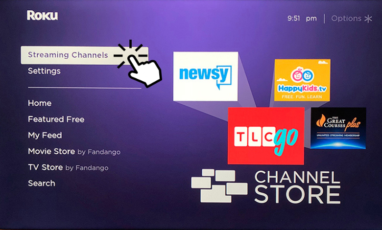 Select Streaming Channels to watch Super Bowl on Roku