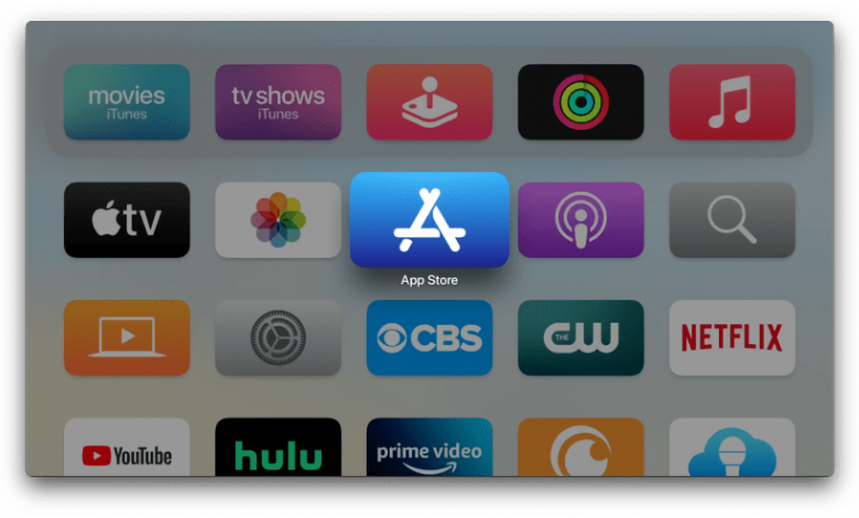 Open App Store to get HBO Max on apple TV