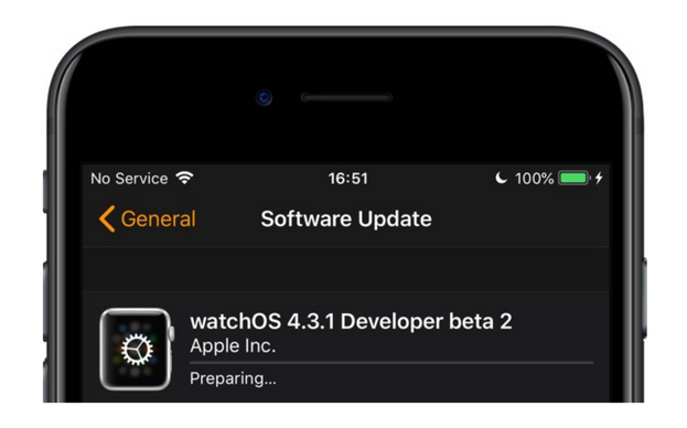 Updating Apple Watch