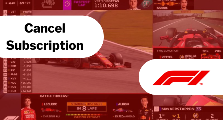 Cancel F1 TV Subscription