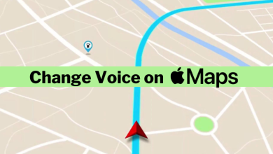 Change Voice on Apple Maps