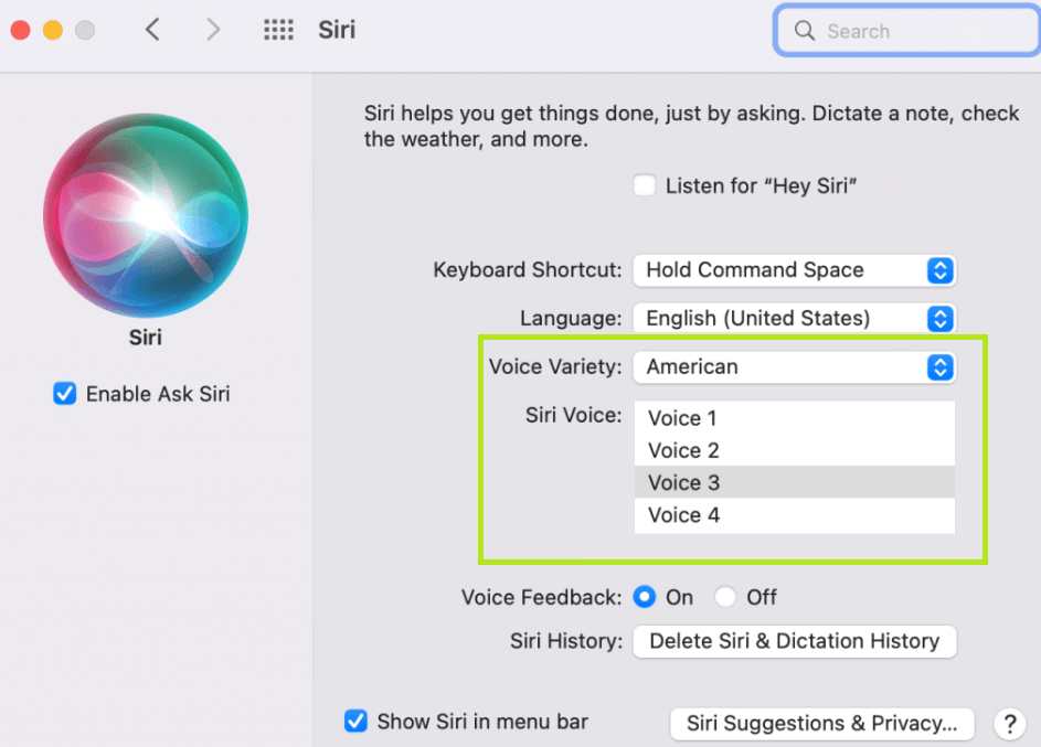 Select the Voice you want and change it on Apple Maps