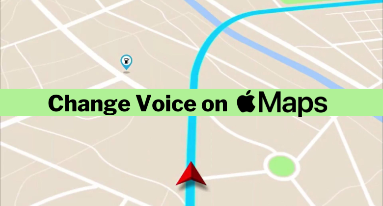 Change Voice on Apple Maps