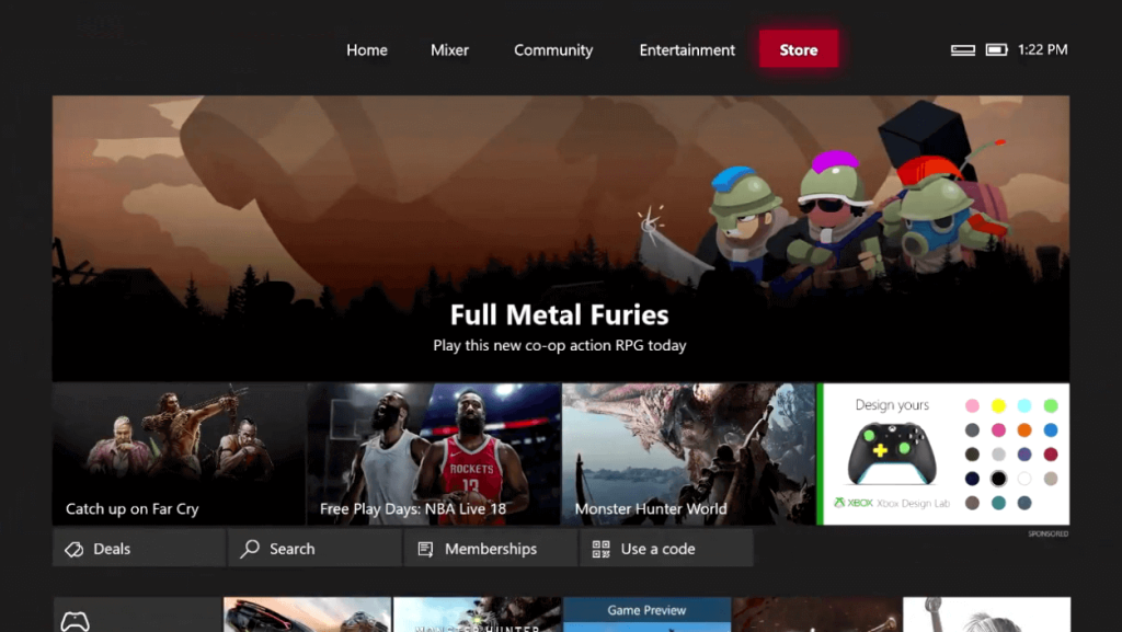 App Store on Xbox One