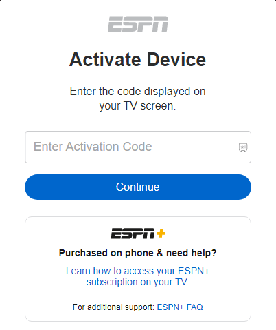 Activate ESPN on Xbox One