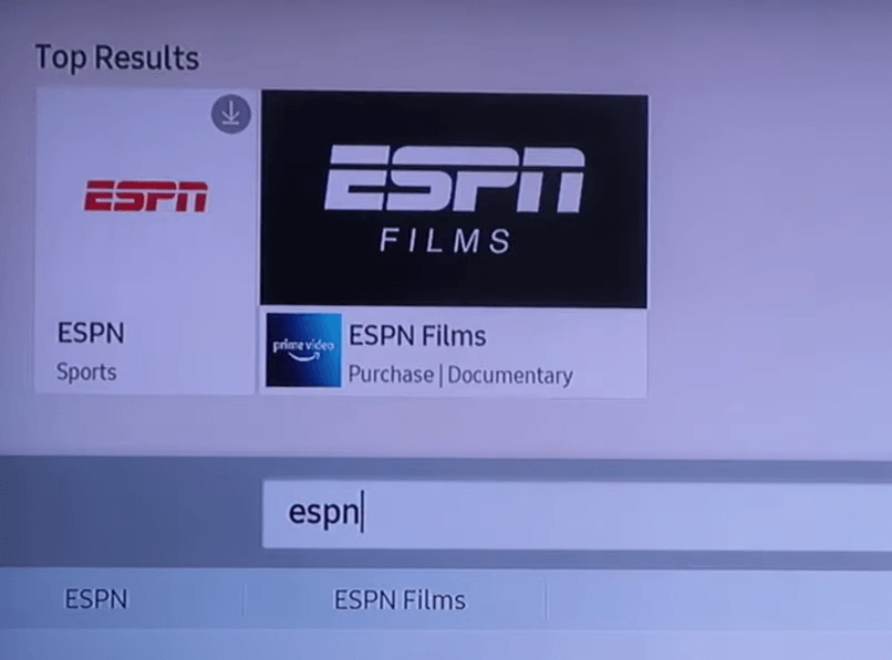 ESPN on Samsung Smart TV