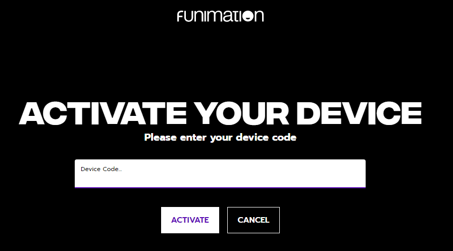 Activate Funimation on Roku
