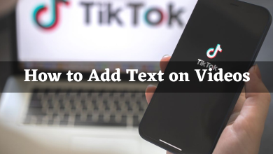 How to add text on TikTok videos