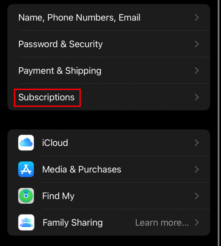 Cancel ALLBLK Subscription on iPhone