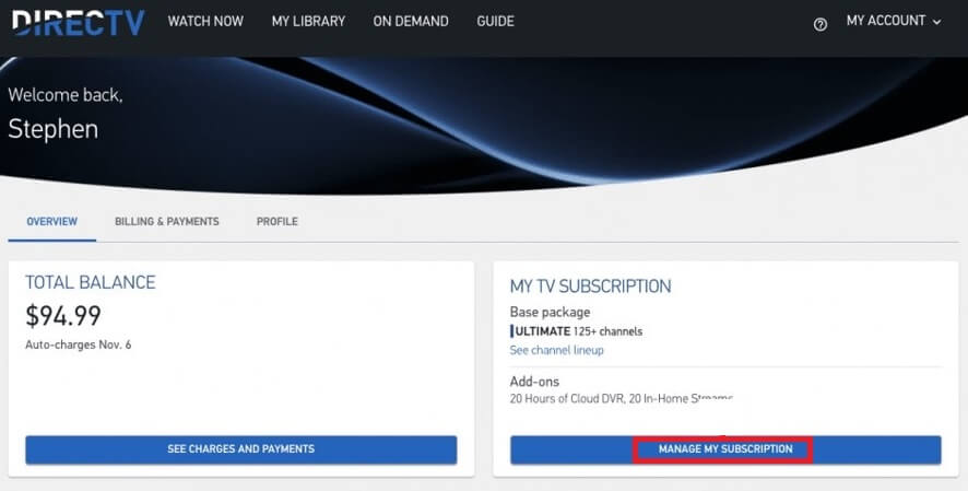 How to Cancel DirecTV Stream