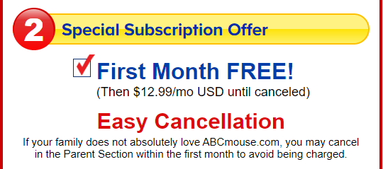 Review the special subscription offer