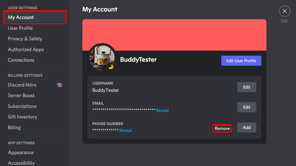 How to Remove Phone Number From Discord.