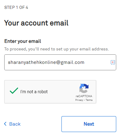 Enter your email id