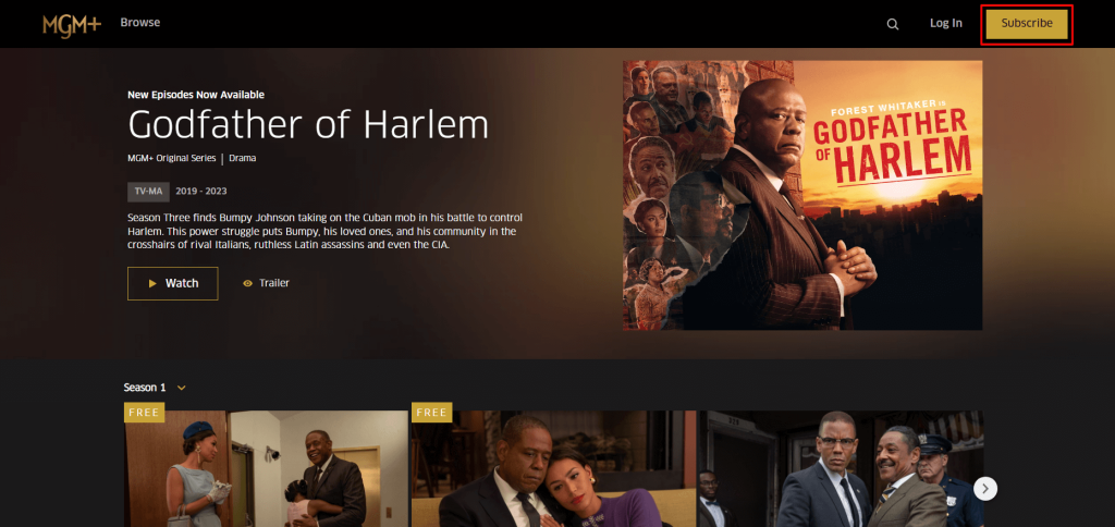 How to Watch Godfather of Harlem Season 3