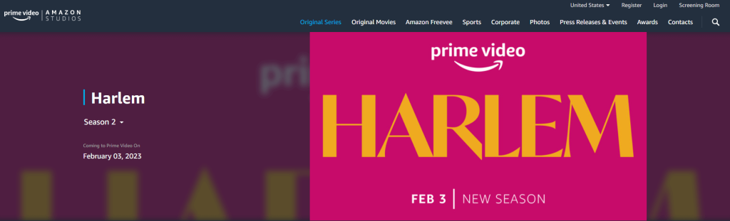 Watch Harlem Season 2 on Amazon Prime 