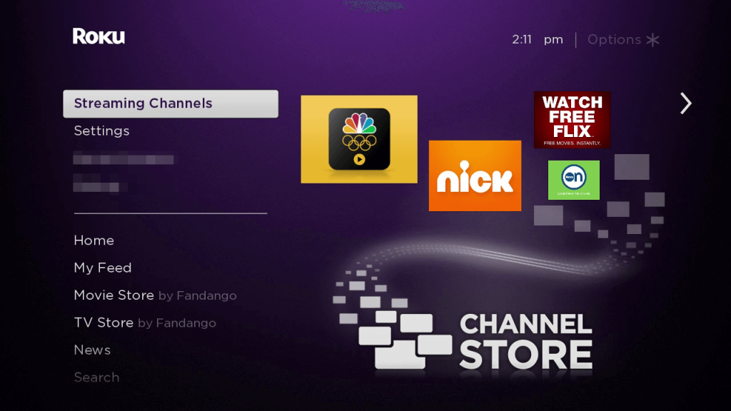 Streaming Channels on Element Roku TV