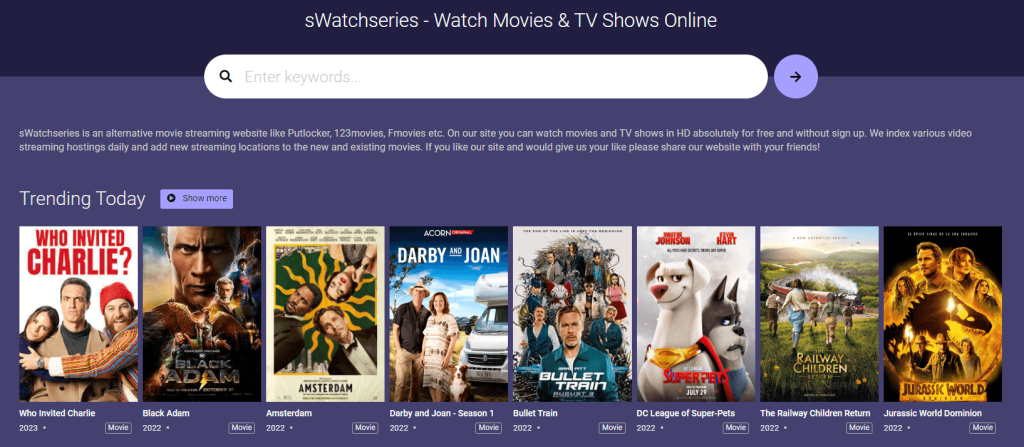 watchsereies Best Alternatives for MyFlixer