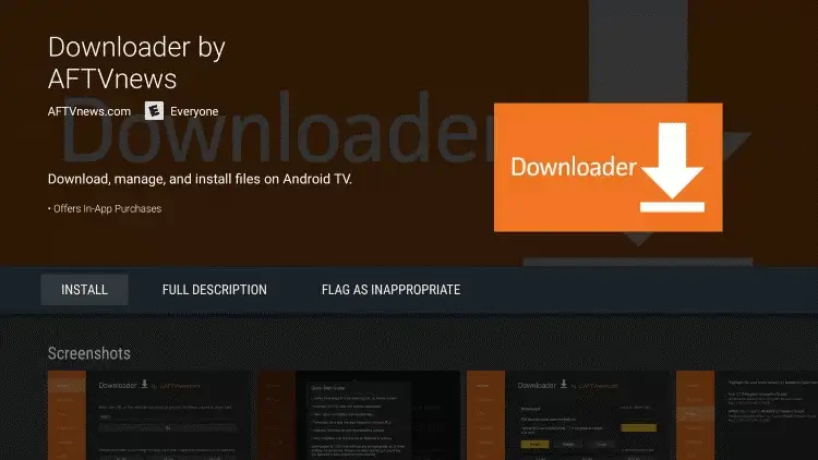 Downloader on Nvidia Shield