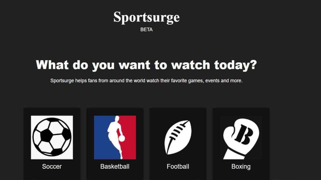 Sportsurge Alternatives.