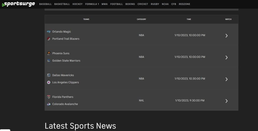 Best Alternatives For StreamEast Sportsurge