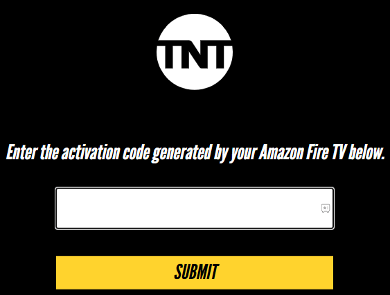 Enter the activation code