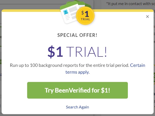 Instead a free trial, you can get trial period for $1