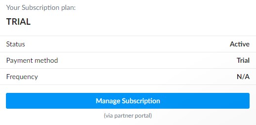 Choose Manage Subscription