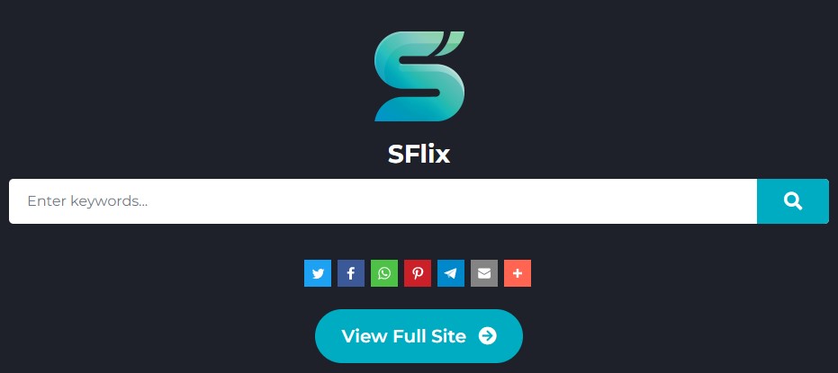 SFlix site design