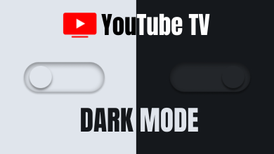 YouTube TV dark mode