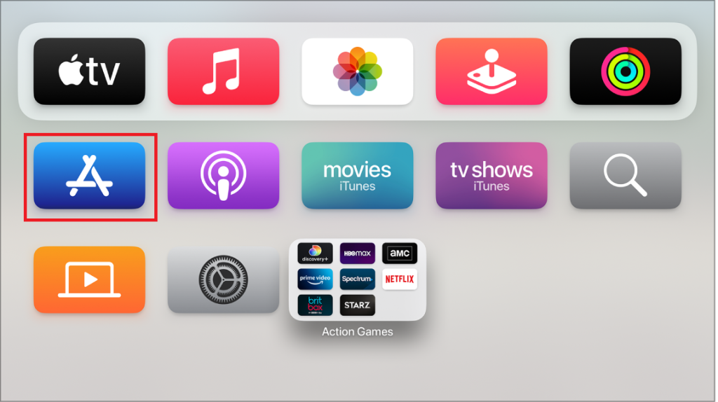 App Store on Apple TV