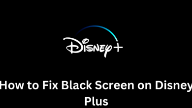 Disney Plus Black Screen